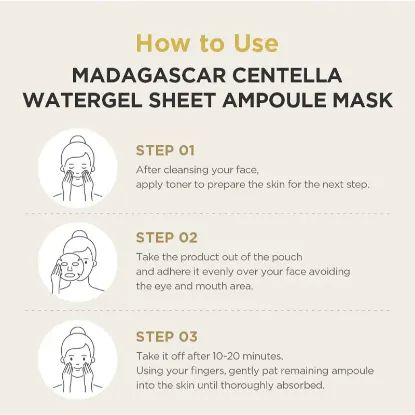 Picture of Centella Watergel Sheet Ampoule Mask - ( 1 ) Mask